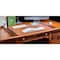 Dacasso Brown Crocodile Embossed 34" x 20" Side-Rail Desk Pad PR-2001 - alternate 4